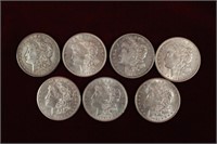 7pcs Morgan Silver Dollar Lot; (6) 1921, (5)