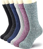R5025  NevEND Women's Wool Insulated Boot Socks 6