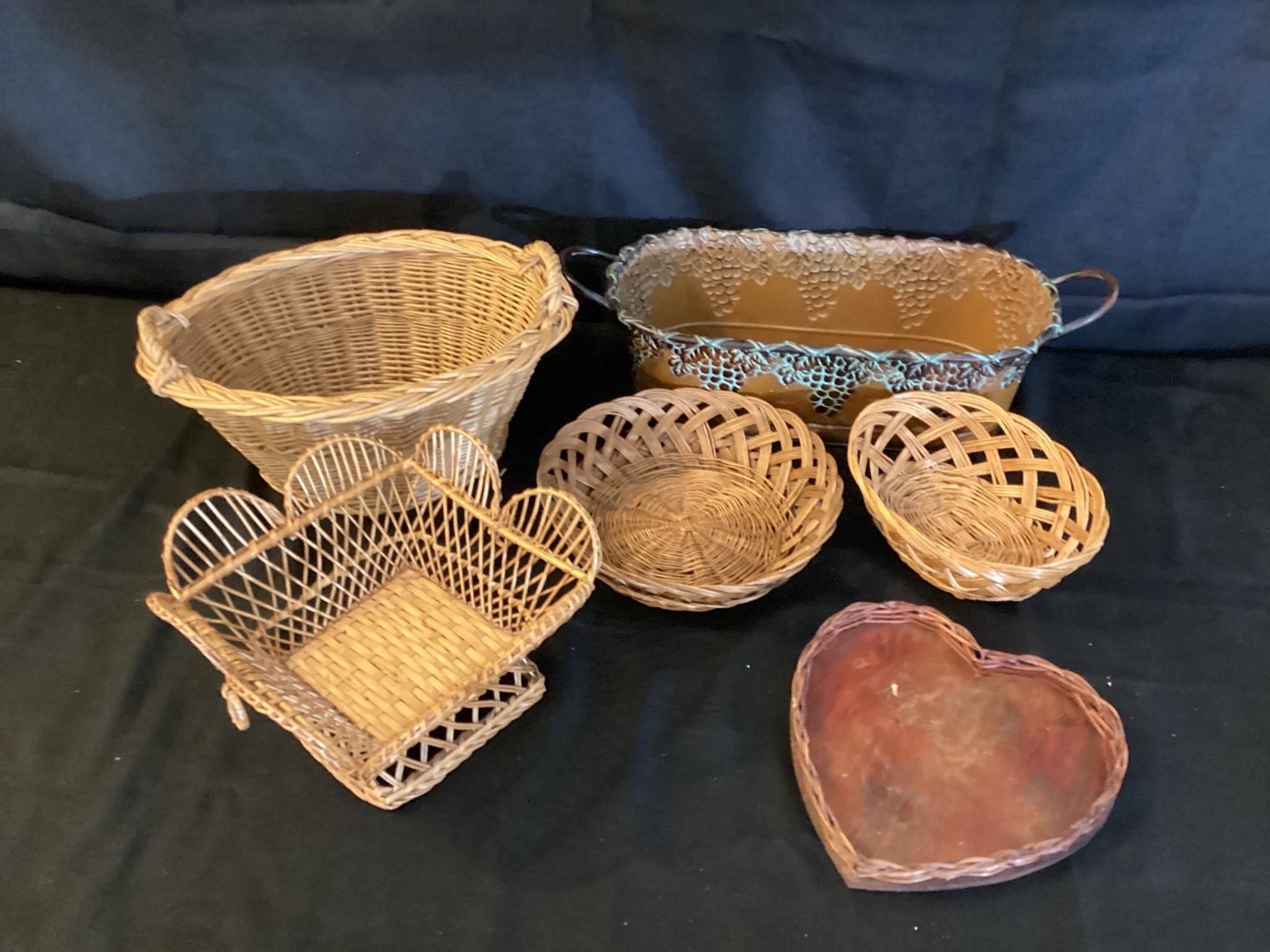 Assorted baskets