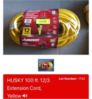 HUSKY 100 ft. 12/3 Extension Cord