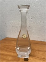8" Italian Lead Crystal Bud Vase
