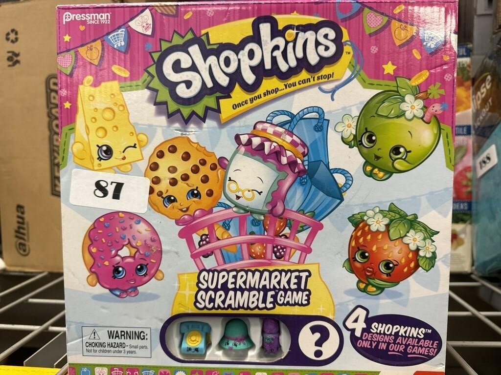 Shopkins Supermarket Scramble Game