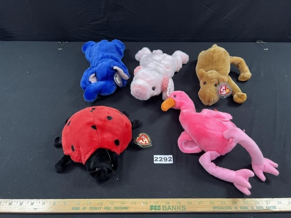 Large TY Plush Animals