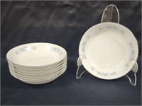 (8) CARLTON FINE CHINA "CARLA" SOUP BOWLS