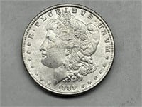 High-Grade 1889 $1 Morgan Silver Dollar AU.UNC