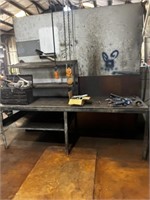 Lg. steel & Wood Bench