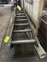 (2) Conveyor stock rollers 5' long