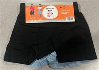 MM 4/5 Girl's 2pk Woven Shorts