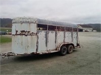 (T) 16 ft stock trailer