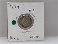 1964-D 90% Silv Roos Dime