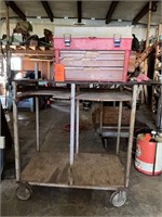 Homemade Rolling Cart and Tool Box