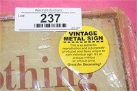 15"x12" metal pillsbury doughboy sign