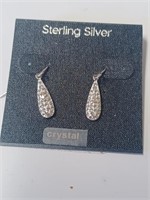 Marked Sterling Silver Earrings