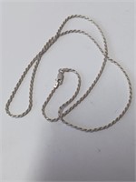 Marked 925 Necklace- 6.5g