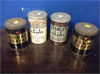 4 TIN CANS