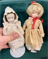 2 COLLECTIBLE DOLLS