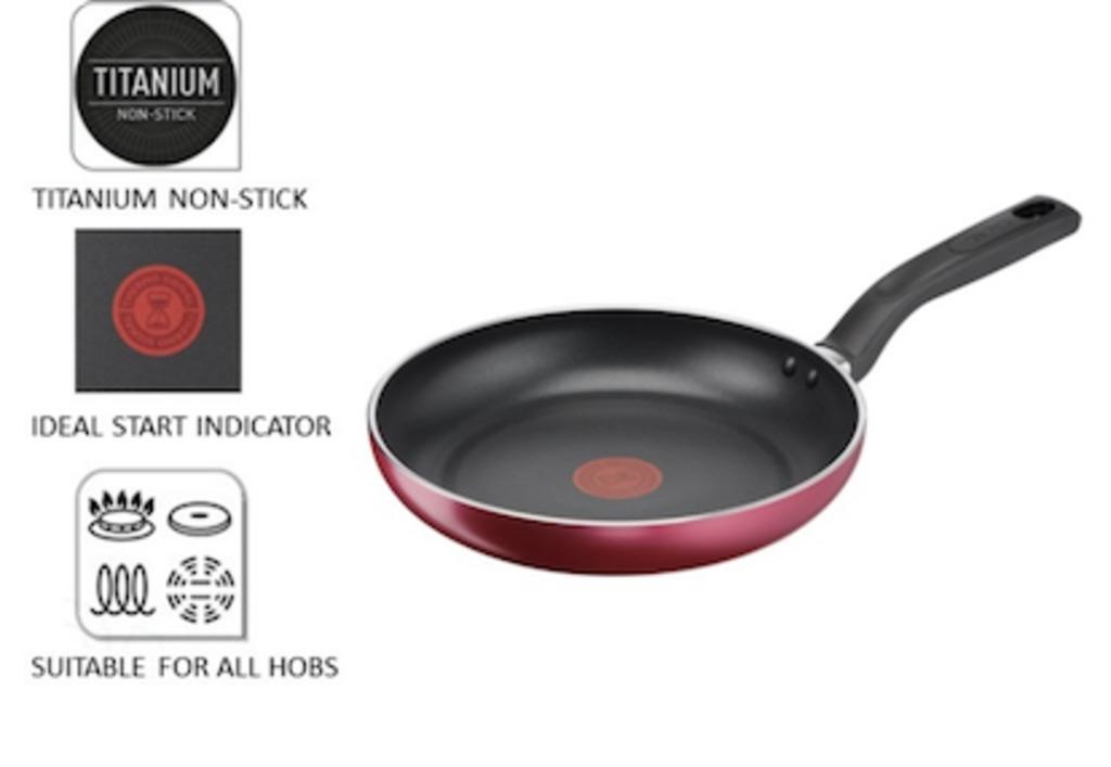 T-fal Frying Pan  Simply Cook Nonstick Red