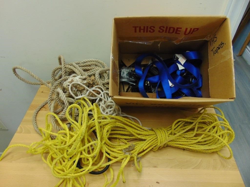 Lot Of Rope And Straps