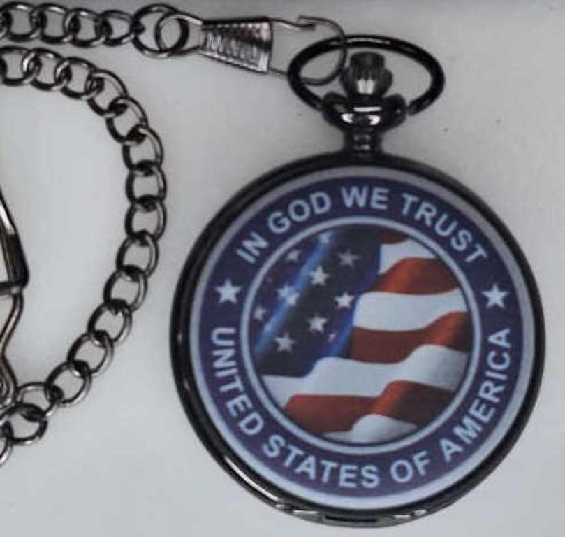 In god we trust pocketwatch