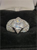 Show Stopper CZ Silver Ring