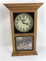 Wild Wings Buck & Doe Mantle Clock