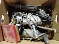 BOX OF OLDER POWER TOOLS