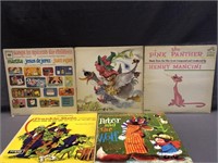 5- VINYL ALBUMS FROM FILM AND CHILDRENS COLLECTION
