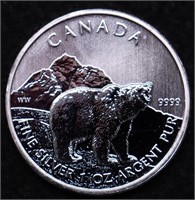 1 OZ .9999 SILVER CANADA MAPLE LEAF