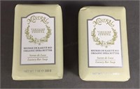 2 -Mistral Organic Shea Butter 7oz Soap $9.50 each
