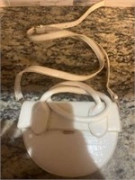 White purse