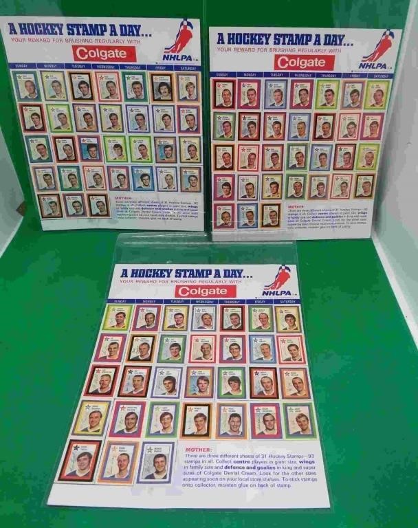 1969 Colgate NHL Stamps Complete Set 1-93 ORR Howe