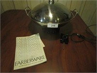 Farberware Electric Wok witth Steamer Basket