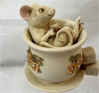 Harmony Kitchen Mouse Teapot miniature