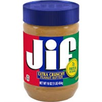 Sealed-Jif crunchy eanut butter