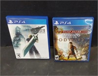 PS4 FINAL FANTASY VII AND ASSASSIN CREED