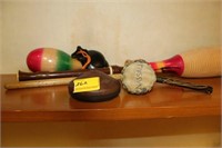 ASSORTMENT OF MUSICAL INSTRUMENTS MOSTLY