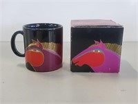 Laurel Burch Mug w/ Box, Moroccan Horses