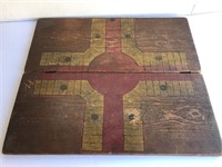 Antique Wooden Game Board Original Paint