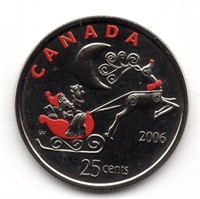 2006 Canada 25 Cent Holiday Quarter