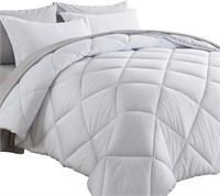 Cosybay Down Alternative Comforter (White, Queen)