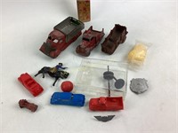Cast iron trailer Metal toy cars- Parker, Manoil,