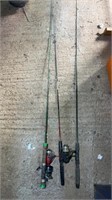 THREE FISHING RODS