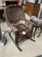 Comfy Outdoor Rocking Chair, not wicker