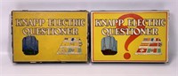 2 Knapp Electric Questioner games, 9.5"x 14" boxes