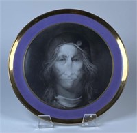 ENDRE SZASZ STUDIO PORCELAIN PORTRAIT PLATE