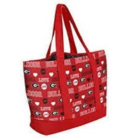 Mural Love Tote Georgia Bulldogs