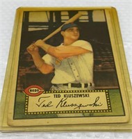 Topps 1952 Ted Kluszewski baseball cards