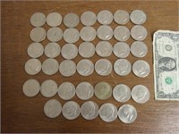 40 Ike Dollar - 12 Bicentennial Others Dated 1971-