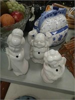 3pc Oriental cups