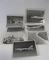 (7) Military related black and white 8 x 10